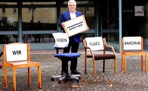 Caritas-Direktor Franz Kehrer setzt ein Zeichen der Solidarität für die Menschen in den Flüchtlingslagern.