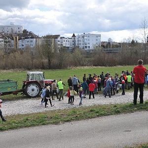 Traunauen-Reinigung mit ökomenischen Gottesdienst