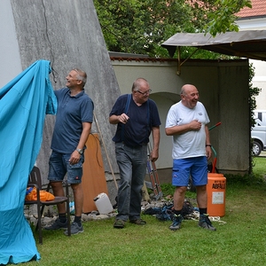 Vorbereitungen für das Pfarrfest