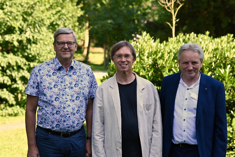 Stv. Obmann Hannes Hofer,Diözesanobmann Bernhard Steiner, Stv. Obmann Hans Kirchner