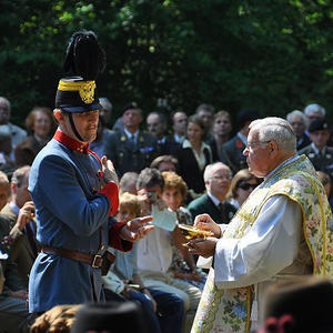 Gedenkfeier 200 Jahre Schlacht um Ebelsberg im Schloßpark