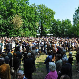Gedenkfeier 200 Jahre Schlacht um Ebelsberg im Schloßpark