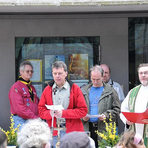 Traunauen-Reinigung mit ökomenischen Gottesdienst