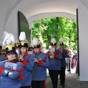 Gedenkfeier 200 Jahre Schlacht um Ebelsberg im Schloßpark