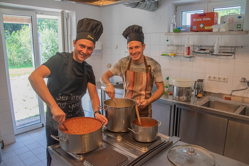 Sommer-Grundschulung 3 2021Grundschulung für Jungschar- und Ministrant*innen-Gruppenleiter*innen in Lichtenberg mit 18 Teilnehmenden aus ganz Oberösterreich.Foto Samuel Haijes/KJS Linz