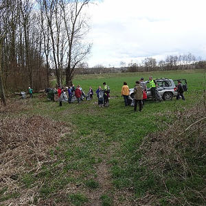 Traunauen-Reinigung mit ökomenischen Gottesdienst