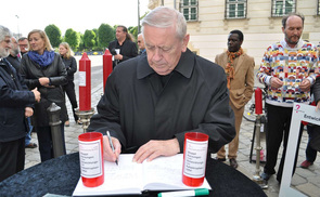 KOO-Mahnwache in Wien, 14.5.2014