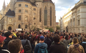 Gedenkkundgebung in Wien
