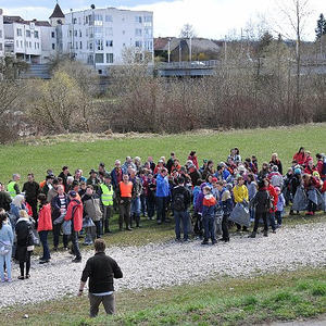 Traunauen-Reinigung mit ökomenischen Gottesdienst
